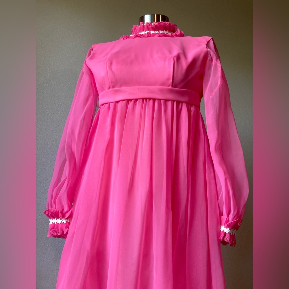 Vintage Prom dress Lorie Deb maxi dress in pink